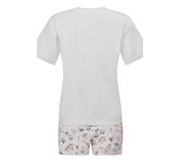 Pyjama HUNKEMÖLLER "Pyjama Set Daisy", Damen, Gr. XS, grün, 95% Viskose, 5% Elasthan, Homewear-Sets Pyjama (23701530-XS) grün