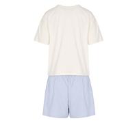 Hunkemöller Pyjama-Set mit Shorts und T-Shirt Weiß XL