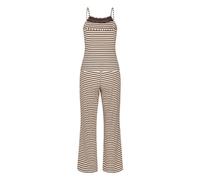Pyjama HUNKEMÖLLER "Pyjama Set Lace", Damen, Gr. M, beige (braun), 45% Viskose, 45% Baumwolle, 10% Elasthan, Homewear-Sets Pyjama (66172302-M) braun