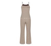 Pyjama HUNKEMÖLLER "Pyjama Set Lace", Damen, Gr. S, beige (braun), 45% Viskose, 45% Baumwolle, 10% Elasthan, Homewear-Sets Pyjama (66172302-S) braun