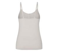 Hunkemöller Pyjama Top Gestreift mit Knopfleiste Grau XS