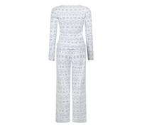 Hunkemöller Pyjamaset Jersey Fairisle Blau M