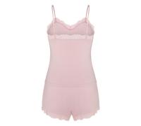 Pyjama HUNKEMÖLLER "Pyjama Set Nana", Damen, Gr. XS, rosa, 95% Viskose, 5% Elasthan, Homewear-Sets Pyjama (59192302-XS) rosa