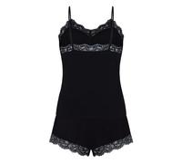 Pyjama HUNKEMÖLLER "Pyjamaset Nana", Damen, Gr. S, schwarz, 95% Viskose, 5% Elasthan, Homewear-Sets Pyjama (69864168-S) schwarz