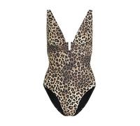 Hunkemöller Shaping Badeanzug Luxe Animalia Braun XS