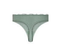 String HUNKEMÖLLER "Marine Thong", Damen, Gr. S, grün, 94% Polyamid, 6% Elasthan, Unterhosen String (86735836-S) grün