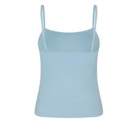 Layershirt HUNKEMÖLLER "Super Comfort Top", Damen, Gr. M, blau, 60% Polyamid, 32% Elasthan, 8% Polyester, Shirts (43820267-M) blau