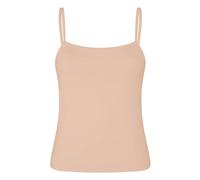 Layershirt HUNKEMÖLLER "Cami Super Comfort", Damen, Gr. L, natur, 60% Polyamid, 32% Elasthan, 8% Polyester, Shirts (15482224-L) natur