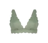 Hunkemöller Triangel-Bikini-Oberteil Scallop - Hedge Green - S