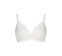 Bügelloser BH HUNKEMÖLLER "Sophie Padded Non-Underwired Bra", Damen, Gr. 75D, Cup D, weiß, 64% Polyamid, 27% Polyester, 9% Elasthan, BHs (24949415-75) weiß