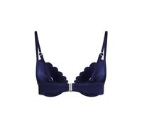 Hunkemöller Vorgeformtes Push-up Bügel-Bikinitop Scallop Cup A - E Blau 70B