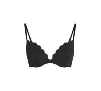 Hunkemöller Vorgeformtes Push-up Bügel-Bikinitop Scallop Cup A - E - Caviar - 80D