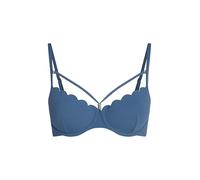 Hunkemöller Wattiertes Bügel-Bikinioberteil Scallop - Blue Horizon - 70F