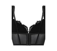 Hunkemöller Whitney Gepolsterter Longline-Push-up-BH mit Bügel Schwarz 75B