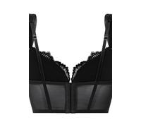 Hunkemöller Whitney Gepolsterter Longline-Push-up-BH mit Bügel Schwarz 75C