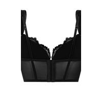 Hunkemöller Whitney Gepolsterter Longline-Push-up-BH mit Bügel Schwarz 85B