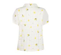 Pyjama HUNKEMÖLLER "Zitronen Pyjamajacke", Damen, Gr. L, weiß, 100% Baumwolle, Homewear-Sets Pyjama (47122535-L) weiß