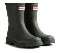 Gummistiefel HUNTER "UNISEX DOWNPOUR SHORT BOOT", Gr. 42, schwarz olive, Synthetik, Sportlich, Schuhe, wasserdicht (81653727-42) schwarz olive