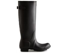 Hunter Boots - Women's Original Tall Back Adjustable Boot - Gummistiefel, Gr. 37, schwarz (Black)