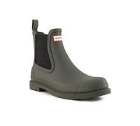 HUNTER Chelsea Boots Herren Gummi grün, 44 (10)
