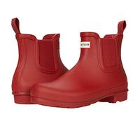 Hunter Chelsea Damen Gummistiefel Military red Größe 37, aus Naturkautschuk gefertigt, WFS2078RMA-MLR-37