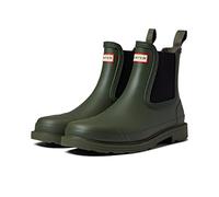 Hunter Boots - Women's Commando Chelsea Boot - Gummistiefel, Gr. 37, schwarz (DarkOlive)