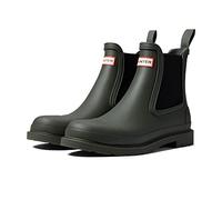 Hunter Boots - Commando Chelsea Boot - Gummistiefel, Gr. 45-46, oliv (DarkOlive)