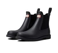 HUNTER Commando Chelsea Mens Wellington Boots 47 EU Black