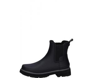 Hunter Damen Gummistiefelette REFINED STITCH DETAIL CHELSEA schwarz 39