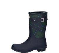 Hunter Damen Kurzgummistiefel ORIGINAL SHORT TARTAN PRINTED blau 38