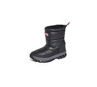 Hunter Damen Winterstiefel Insulated Snow Short Schwarz Größe 37, aus Neopren gefertigt mit Fleece gefüttert, WFS2106WWU-BLK-37