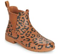 Hunter Damenstiefel ORG REFINED CHELSEA HYBRD PRNT in Braun 39
