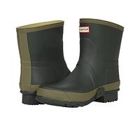 HUNTER Field Gardener Short Boot Mens Wellington Boots 43 EU Dark Olive/Clay