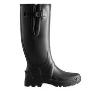 HUNTER Balmoral Side Adjustable Neo Lined Tech Sole Tall Mens Wellington Boots 43 EU Black