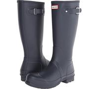 Hunter Herren Original lange oder kurze Regenstiefel dunkelblau 42