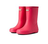 HUNTER Kinder Gummistiefel pink/weiß/schwarz 28