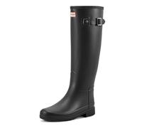 HUNTER Refined Tall Womens Wellington Boots 42 EU Black