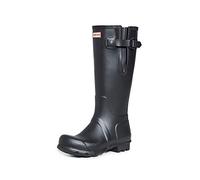 Hunter Boots Gummistiefel Original Tall, seitlich verstellbar, Unisex, Schwarz, 43 Weit
