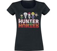 Hunter X Hunter Damen Wohuntxts008 T-Shirt, Schwarz, Large