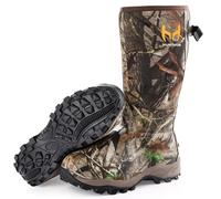 Hunthor Jagdstiefel für Herren, wasserdicht, isoliert, 6 mm, Neopren-Gummistiefel für die Jagd und Outdoor-Aktivitäten (Camo), Next Camo G2, 46 EU