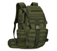 HUNTVP 50L Taktischer Rucksack Militar Wanderrucksack MOLLE Trekkingrucksack Tactical Daypack Tagesrucksack Kampfrucksack für Outdoor Wandern Trekking Camping, Grün