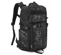 HUNTVP Militär Rucksack 35L Taktischer Rucksack Herren Wasserdicht Daypack MOLLE Reiserucksack Bundeswehr Wanderrucksack Trekkingrucksack für Herren Damen Sport Radfahren Outdoor Camping (35L Camo)