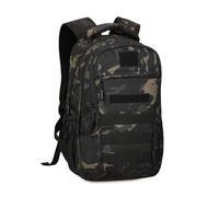 HUNTVP Militär Rucksack Herren 15L Bundeswehr Taktischer Molle Schulrucksack Wasserdicht School Bag Motorrad Schultaschen für Sport Radfahren Wandern,Typ-1 Camo