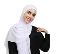 HURESON Instant-Chiffon-Hijab-Set, 3-in-1-Hijab-Schal mit integrierten Magneten und Unterkappen-Kopfwickel mit Modellmütze, Large