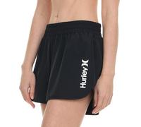 Hurley 12,7 cm große Badeshorts für Damen, Badehose mit Taschen, Schwarz, XS