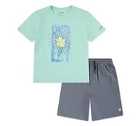 Hurley 2-teiliges Set Grafik-T-Shirt Shorts Jungen