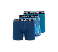 Hurley 3pk Mens Regrind Fashion Boxer Blue Größe: S | Unterhosen Outlet | Herren | Blau