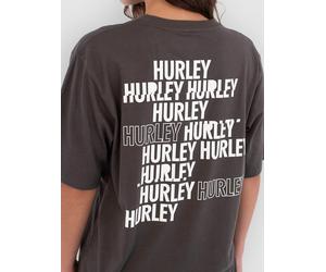 Hurley Beginning Of An Era Oversized T-Shirt dark shadow Damen Gr. S