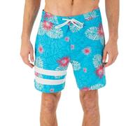 Hurley Boardshort für Herren, Phantom-Eco Block Party, 45,7 cm, Tahiti-Blaugrün, W32