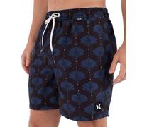 Hurley Volley Icon Printing Press Arbore Swimming Shorts Schwarz S Mann